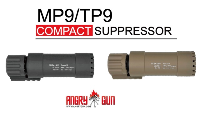 Angrygun MP9/TP9 B&T RBSタイプコンパクトサプレッサー 2024 バージョン