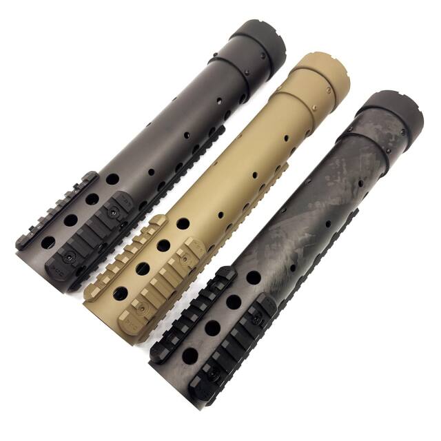 Airsoft Artisan 各社M4用 MK12 PRI カーボンファイバーハンドガード&トップレールセット