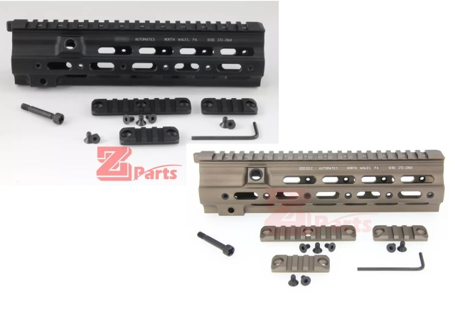 Zparts HK416 geissele タイプ リアルサイズ HK SMRレール 10.5''