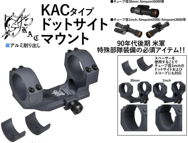 NB KACタイプ Aimpoint5000/M2用オフセットマウント