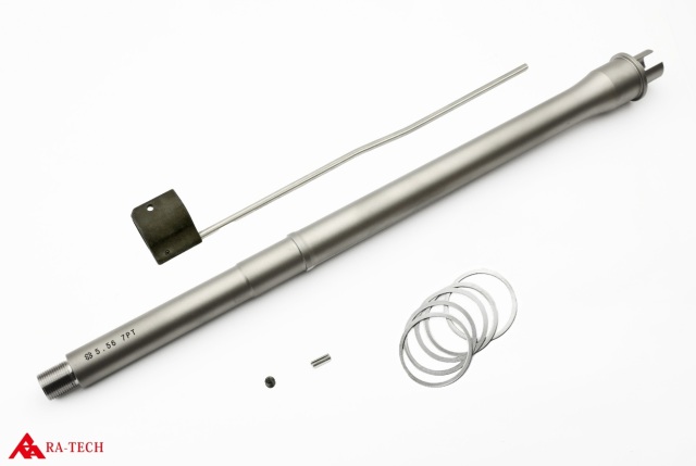 RA-TECH マルイ MWS用 NOVESKEステンレス CNC アウターバレル 14.5インチ(5.56刻印)