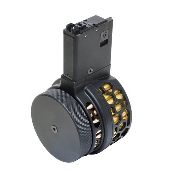 【特価】DYTAC X-15タイプ 100連 GBB ドラムマガジン(MWS/GHK/VFC用)