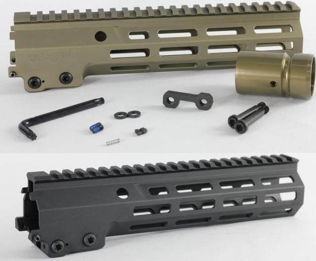 Zparts Geisseleタイプ Mk16 SMR ハンドガード 9.3インチ