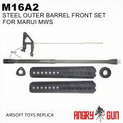 Angrygun マルイMWS用 M16A2 スティールフロントキット