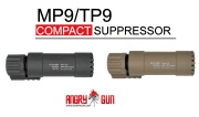 Angrygun MARUYAMA/KWA MP9対応 B&T RBSタイプコンパクトサプレッサー 2024 バージョン