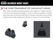 NorthEast マルイG17Gen5用 Trijicon GL-201タイプ トリチウムナイトハイサイトセット