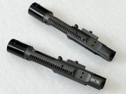 BJ tac マルイ MWS用 リアルサイズポートカバー対応ステンレスCNCボルトキャリアー(COLT/BCM/Geissele刻印))