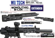 WIITECH マルイ 次世代 MP5SD6 用 B&T Tri-Railタイプ20mmレールマウント