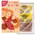 【季節限定】季節の生八ッ橋秋冬　9個入り（さつま芋3個、栗3個、かぼちゃ3個）