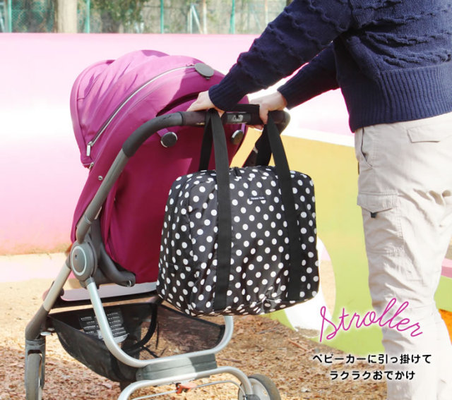 マザーズバッグ ジムトートバッグ/軽量ママバッグ ハンナフラ