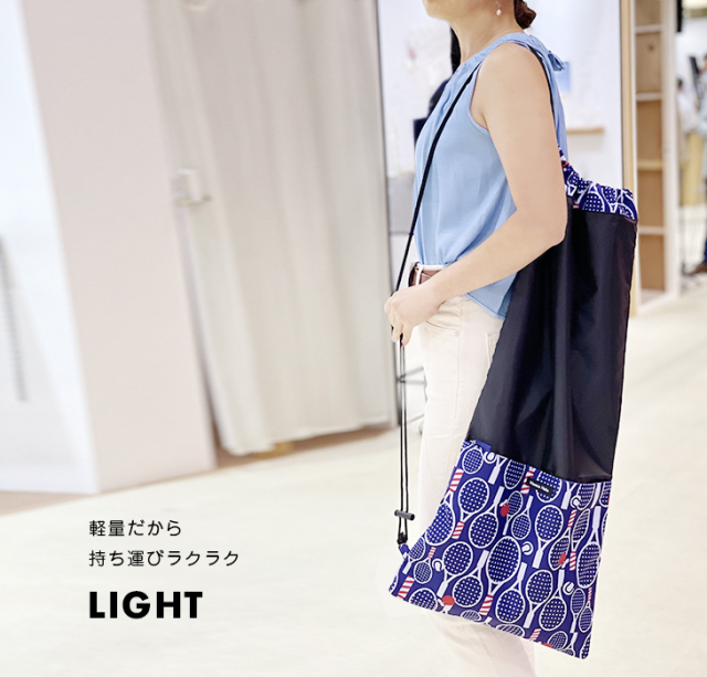 収納ポケット付テニスラケットケース ファスナーポケット付き 