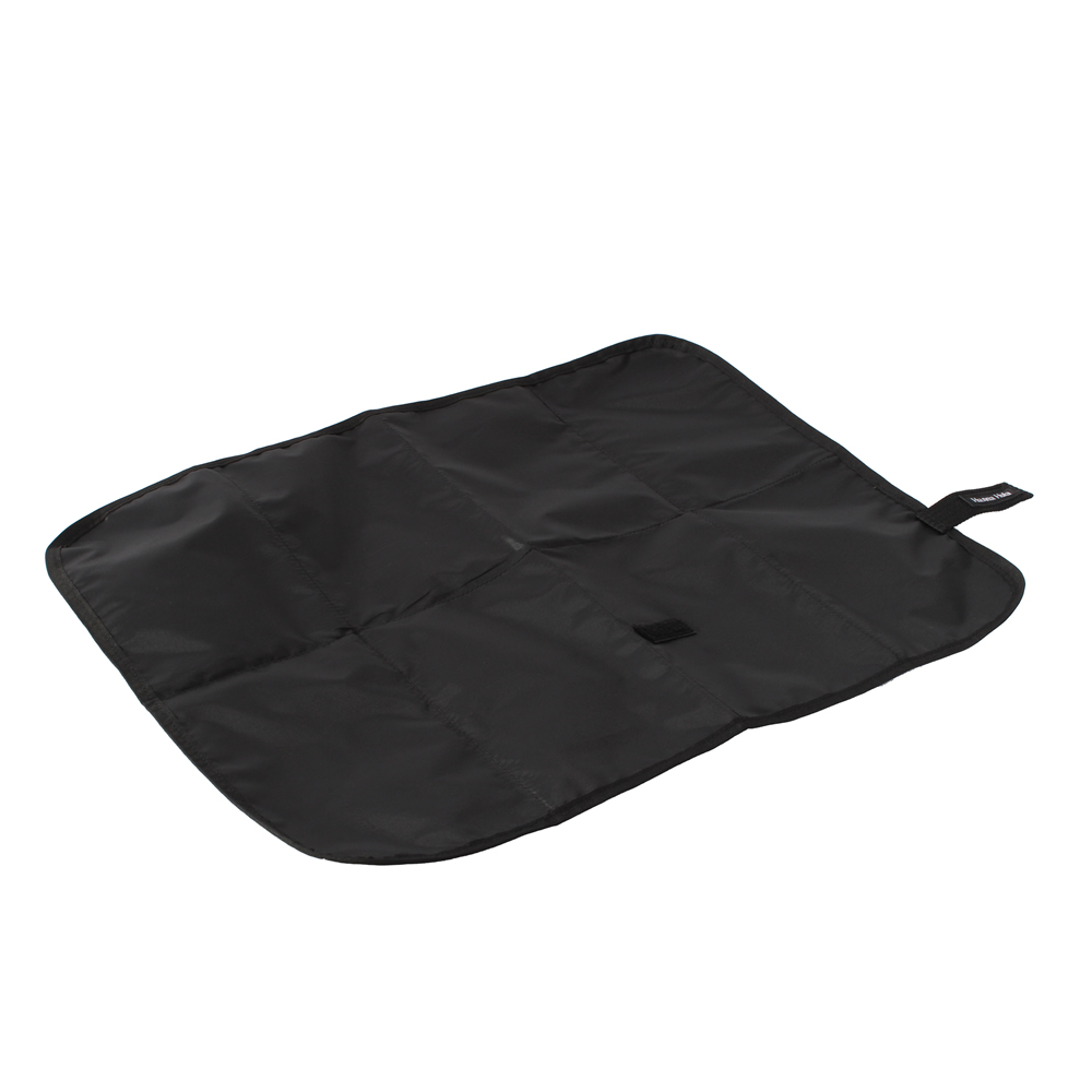 おむつ替えシート　ブラック（無地）【5点までネコポス配送利用OK】