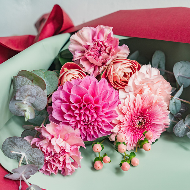 母の日ギフトC/Flower Bouquet L ( red&pink )