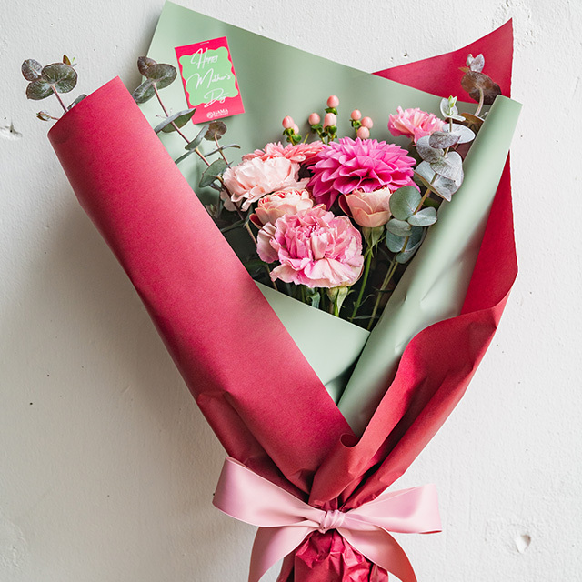 母の日ギフトC/Flower Bouquet L ( red&pink )