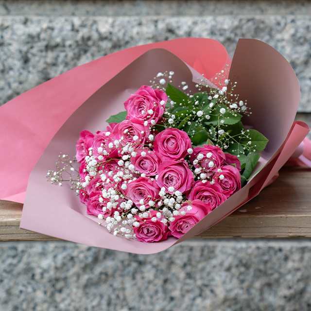 バラ21本【店頭受取・横浜市西区/中区お届け限定】プロポーズフラワー　