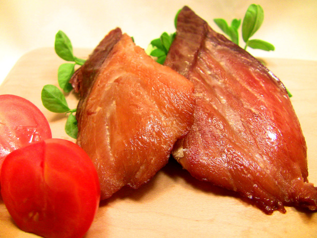 天然ブリのスモーク