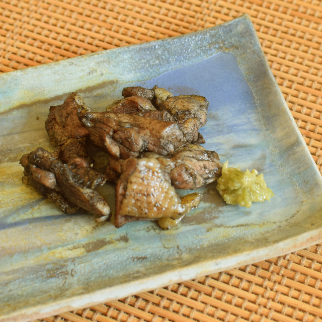 親鳥の炭火焼き燻製