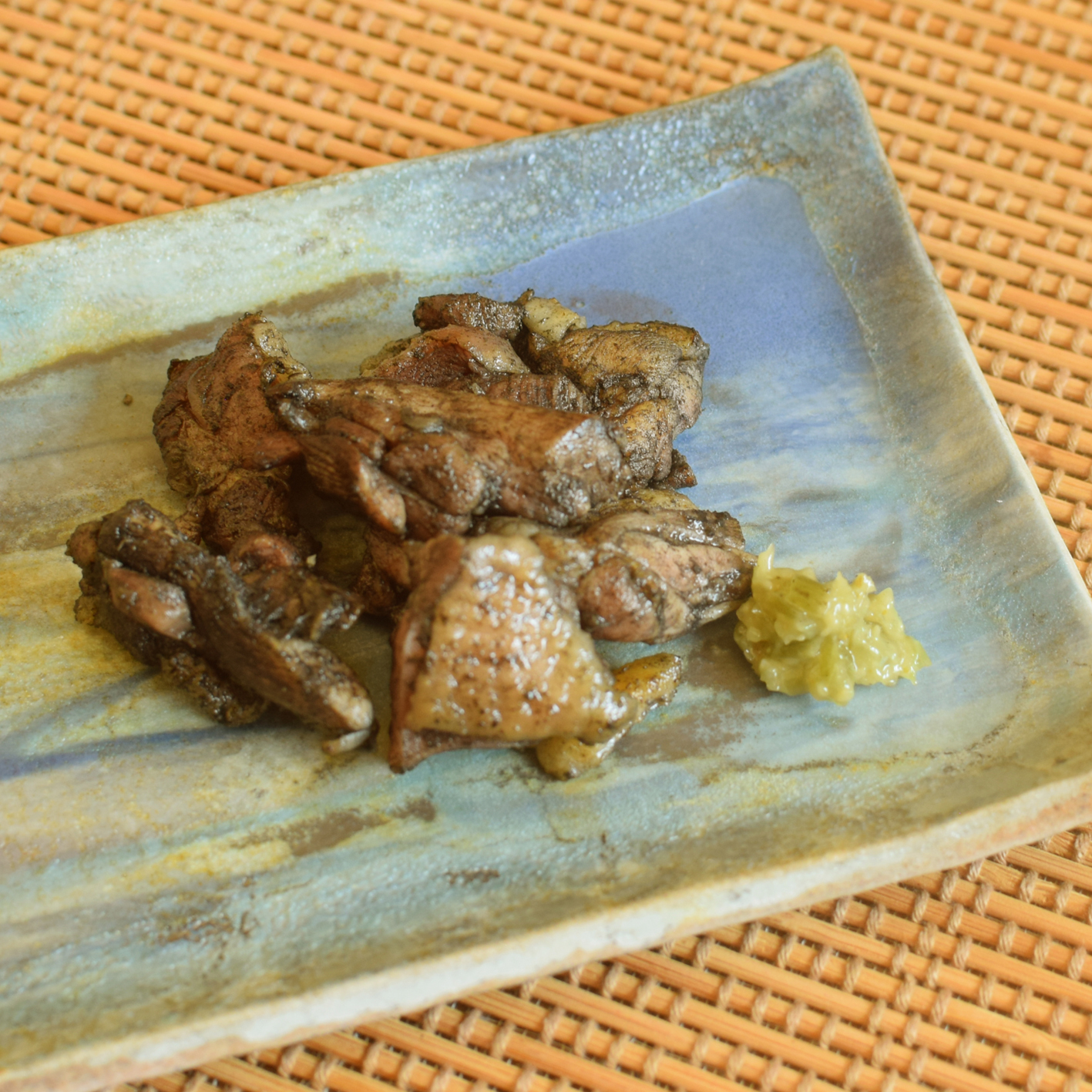 親鳥の炭火焼き燻製