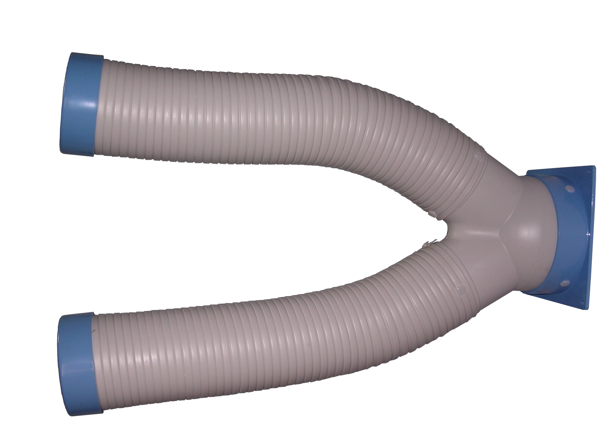 二口吹き出し冷風フレキダクトホースセット　ホース径90ｍｍｘ３ｍ