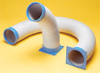 スポットクーラー（スポットエアコン）　吹き出し延長冷風ダクトホースセット　フレキホース径１２５ｍｍｘ5ｍ　