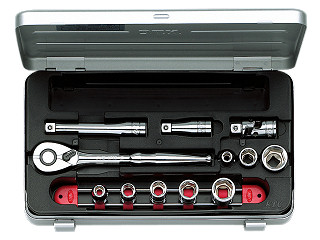 【新品未使用】KTC 19.0sq.ソケットレンチセット TB610B 19.0sq.ソケットレンチセット[10点] | KTCツールオフィシャル