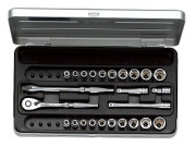 ＫＴＣ　6.3sp ソケットレンチセット　２５点　ＴＢ２Ｘ２０Ｂ