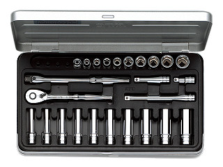 ＫＴＣ　6.3sp ソケットレンチセット　２５点　ＴＢ２Ｘ２０