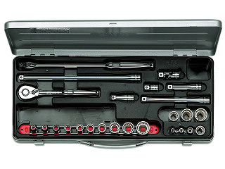 ＫＴＣ　9.5sp ソケットレンチセット　２６点　ＴＢ３１７Ｘ