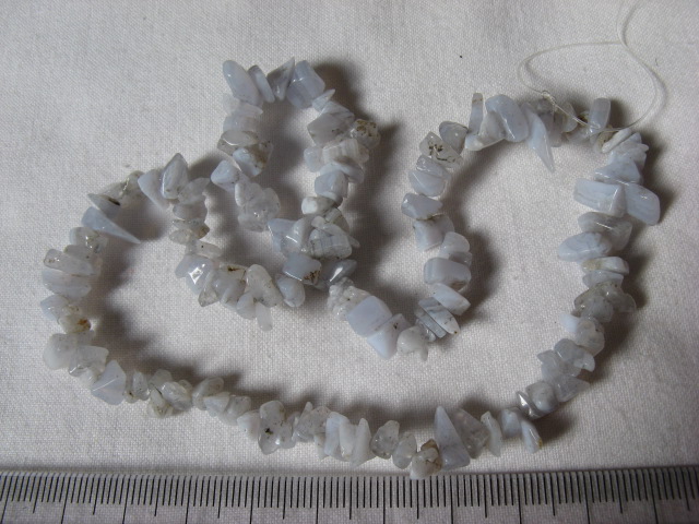 天然石　さざれ　約40センチ　ブルーレース