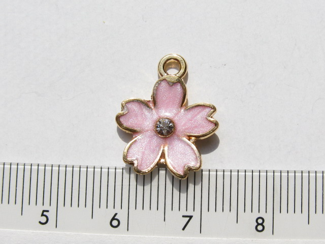カラーチャーム　さくら(Ａ級ガラス入り)　ピンク
