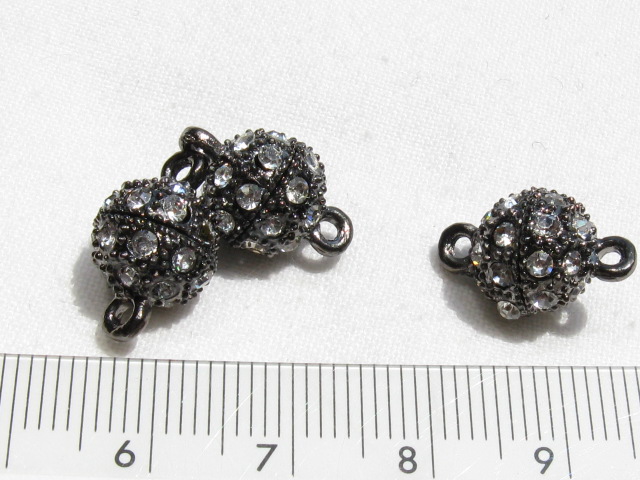 マグネット　１０×１６mm　ブラック