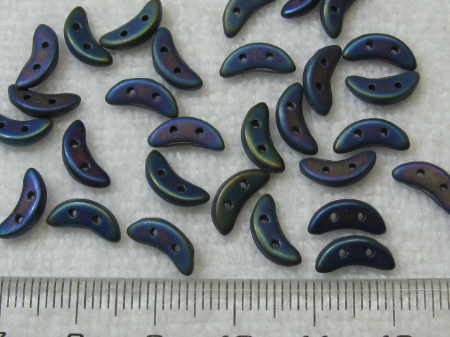 クレセント2H　３×１０ミリ　マットアイリスブルー