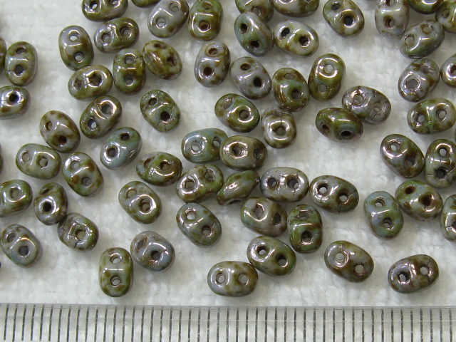 スーパーデュオ2H　2.5×5ミリ　オペークラスターグリーン