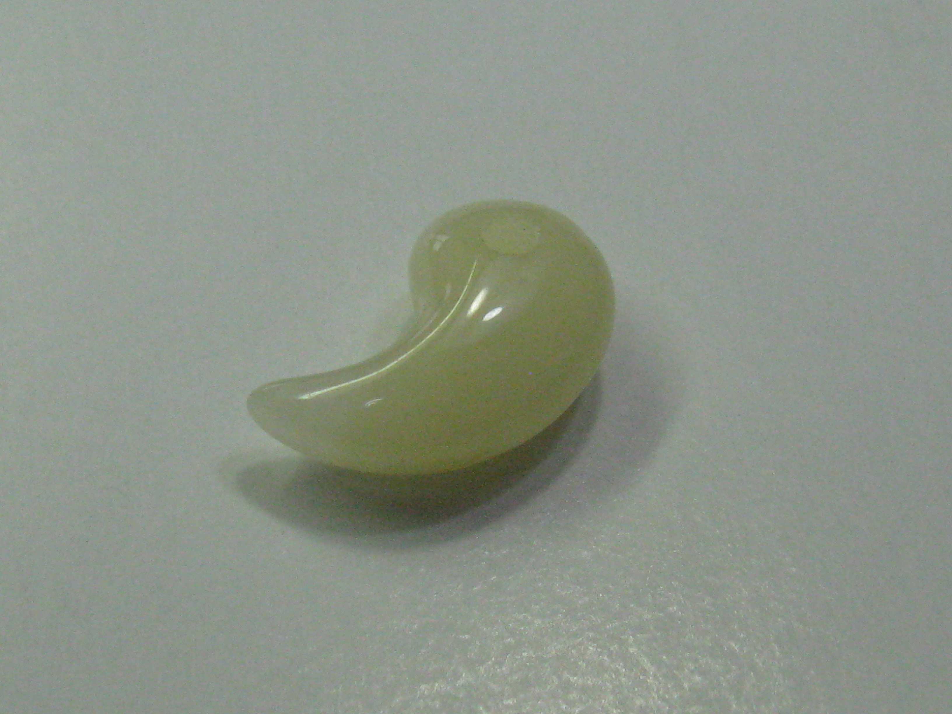 まが玉　約２２mm　(１個入り)　イエローアゲード