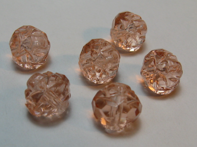 チェコビーズ　ローズバット　８ミリ　ロザリン