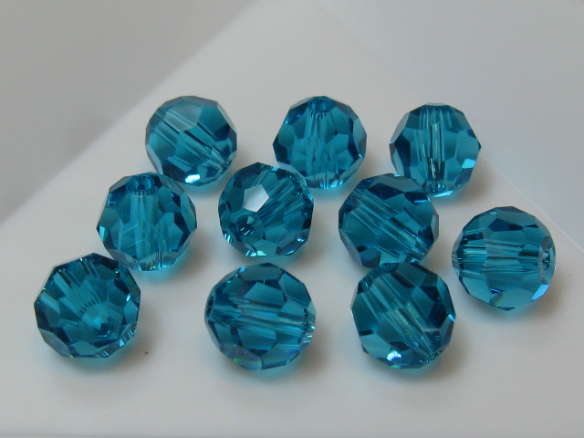 5000番　6mm　ブルージルコン