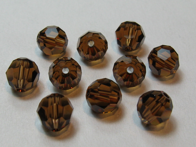 5000番　6mm　スモークトパーズ