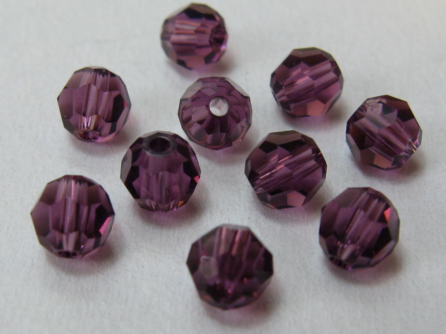 5000番　4mm　アメジスト