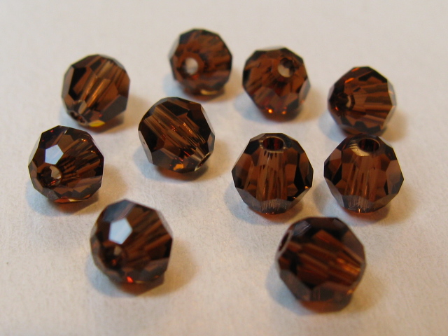 5000番　4mm　スモークトパーズ