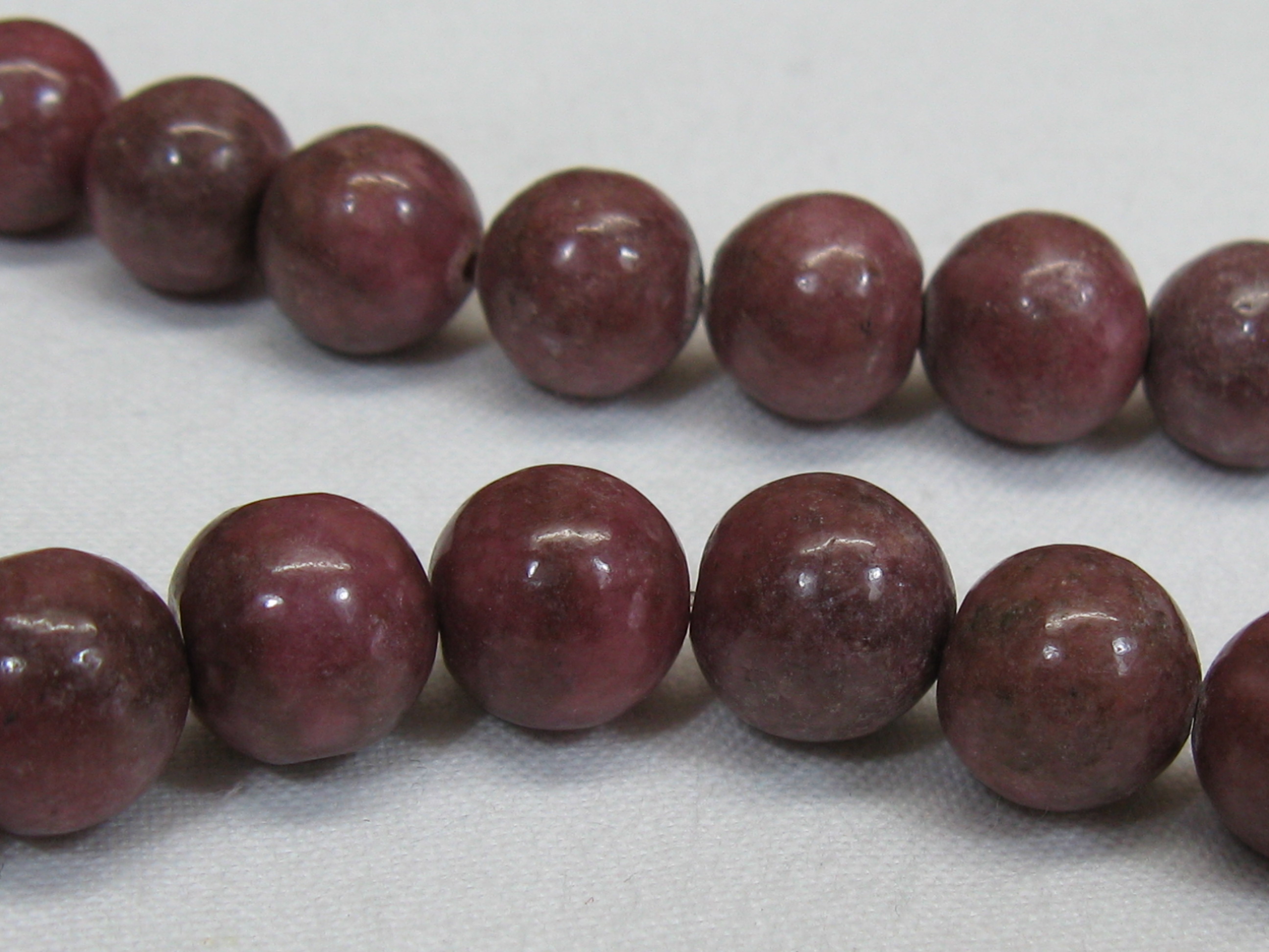 天然石　10ミリ　ラウンド　ロードナイト