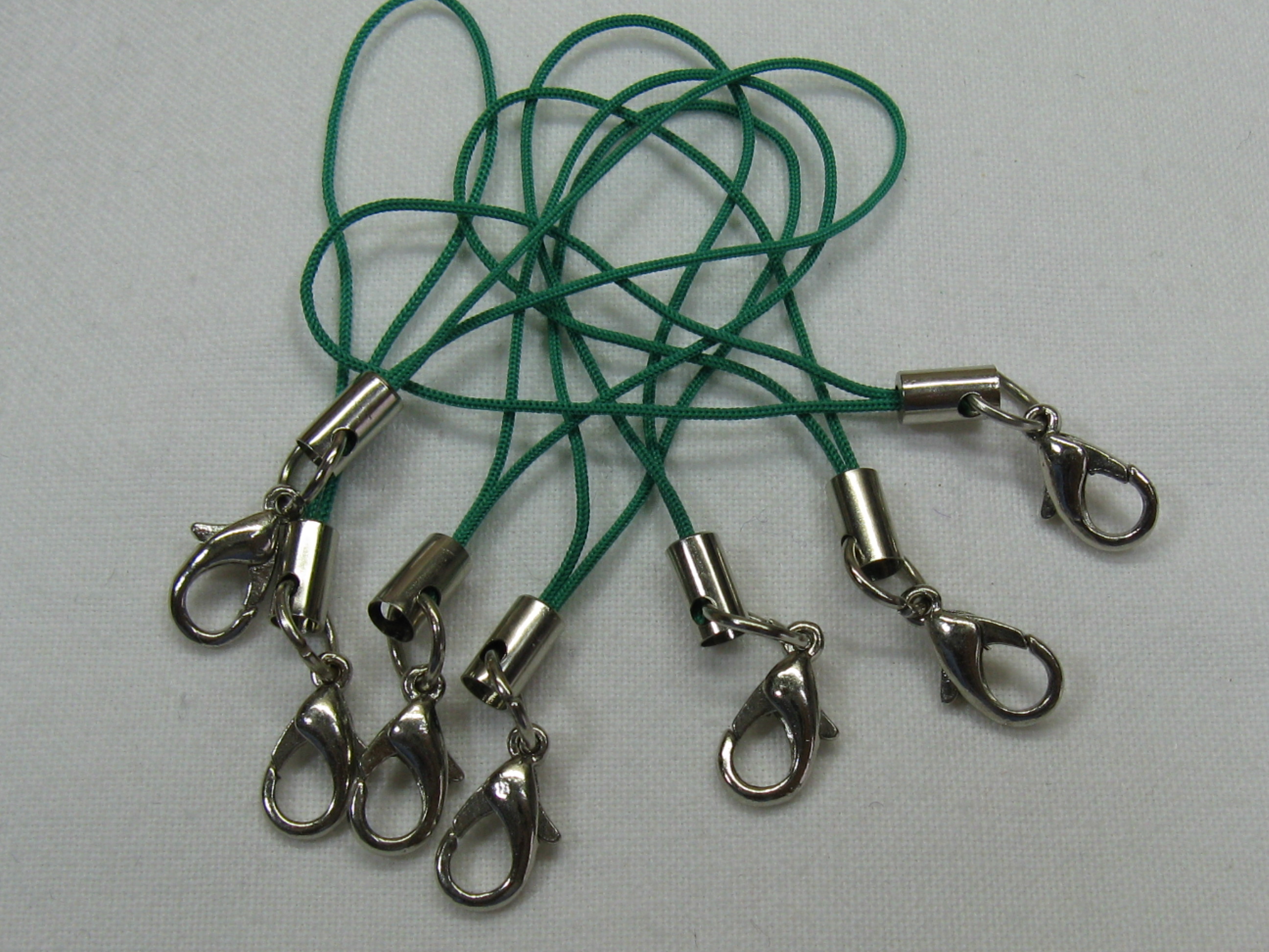 カニカン付ストラップ　グリーン