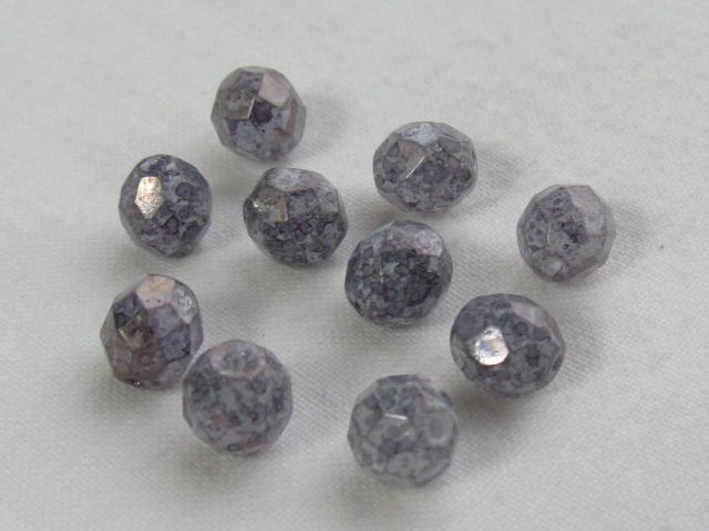 ファイヤポリッシュ　８ミリ　ラスターストーンアメジスト