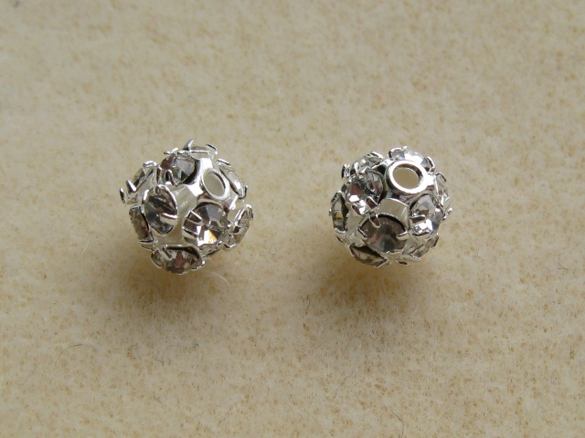 丸ロンデル　(くす玉)　６mm　シルバー