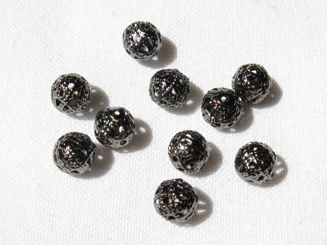 すかし玉　６mm　銀古美