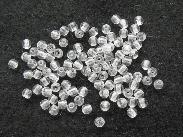 チェコ　プレス　ラウンド　３ミリ　クリスタル