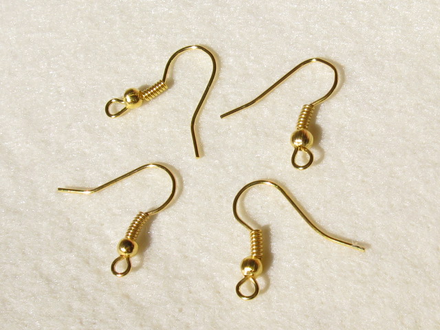 ピアス　釣り針タイプ　(2ペア)　ゴールドカラー