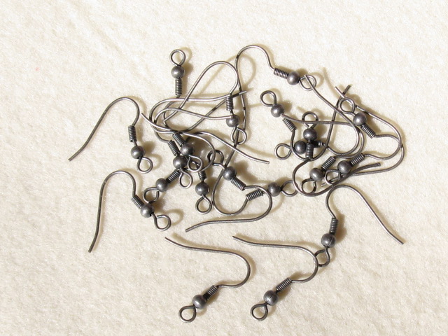 ピアス　釣り針タイプ　(10ペア)　銀古美