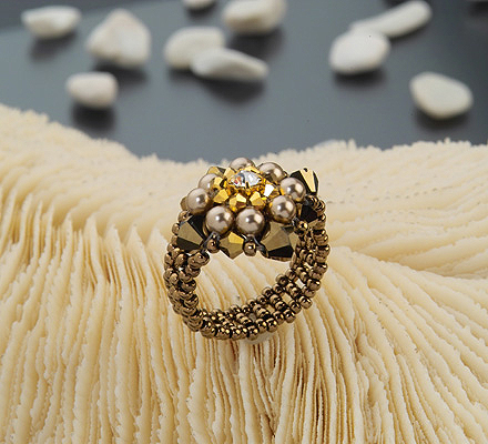 ゴールド・リッチ指輪