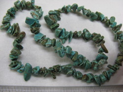 天然石　さざれ　約40センチ　アフリカンターコイズ