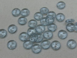 チェコビーズ　レンティル(レンズ豆)　２ホール　６ミリ　アレキサンドライト